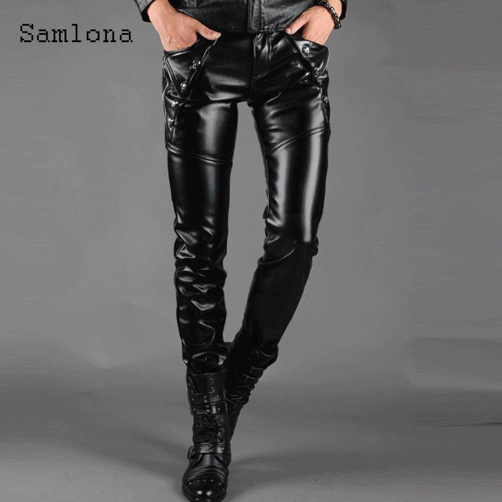 เซ็กซี่ Grunge PU กางเกงหนังผู - Men'S Fashion Pants 2025 บทวิจารณ์และราคา