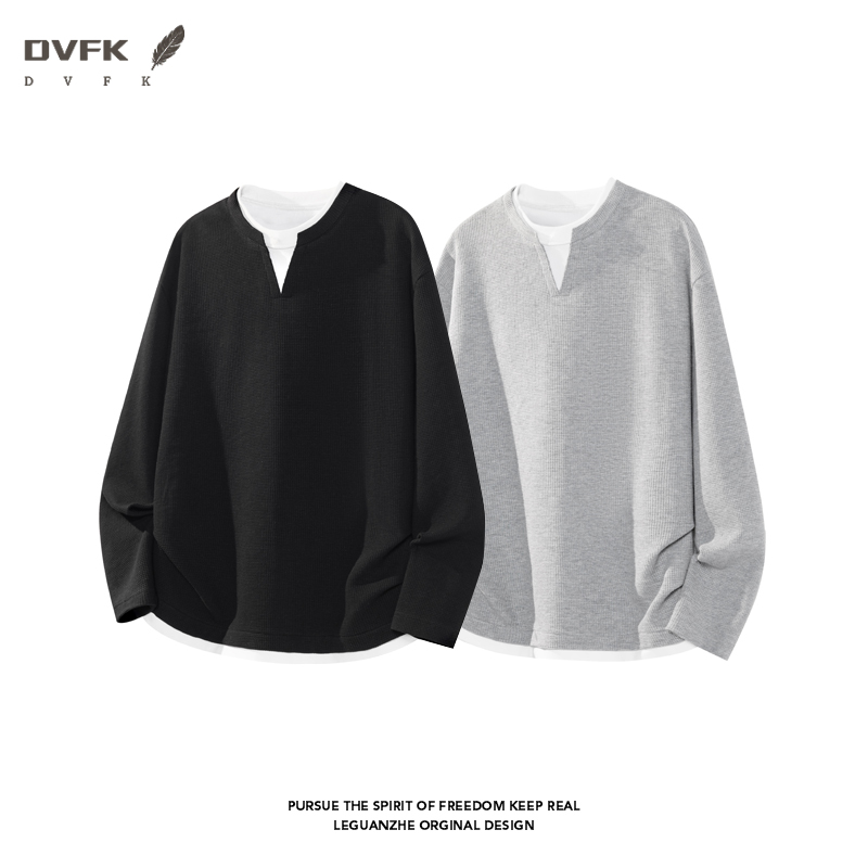 เสื้อเชิ้ตแขนยาวผู้ชายแบบสองชิ - Mens Fashion Casual บทวิจารณ์และราคา