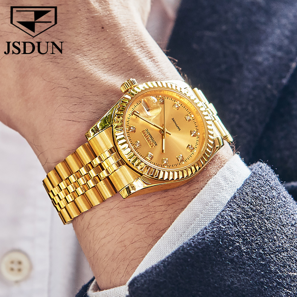 Jsdun นาฬิกานาฬิกาข้อมืออัตโนม - Mens Fashion In 1920 บทวิจารณ์และราคา