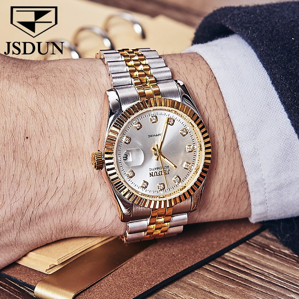 Jsdun นาฬิกานาฬิกาข้อมืออัตโนม - Mens Fashion In 1920 บทวิจารณ์และราคา