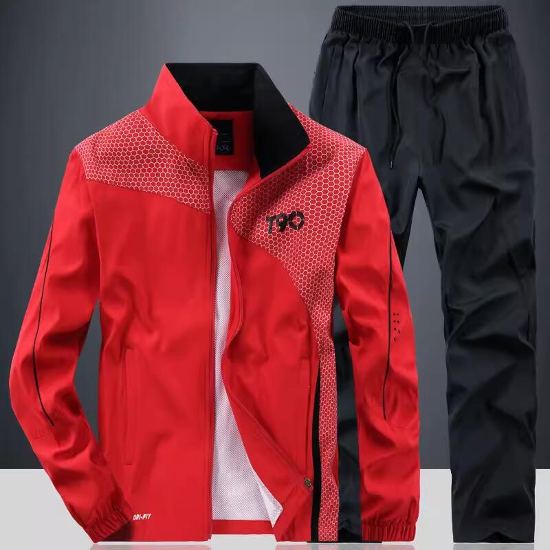 ชุดกีฬาผู้ชาย ชุดใหม่สำหรับฤดู - Mens Fashion Zip Up บทวิจารณ์และราคา
