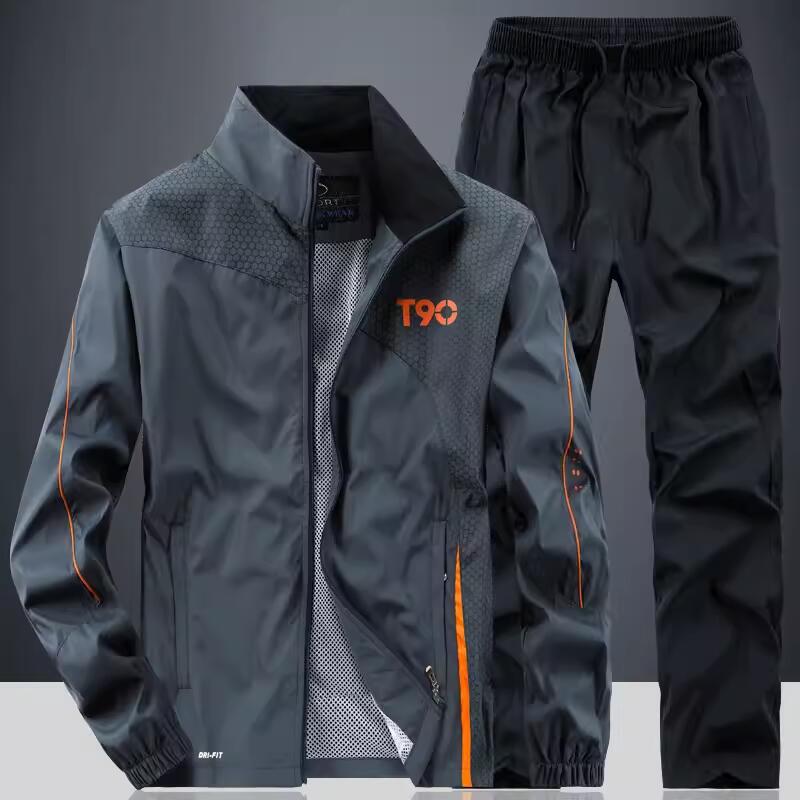 ชุดกีฬาผู้ชาย ชุดใหม่สำหรับฤดู - Mens Fashion Zip Up บทวิจารณ์และราคา