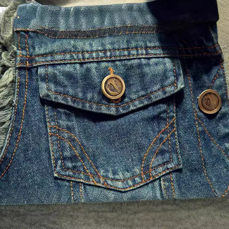 เสื้อกั๊กยีนส์ขาดๆ แฟชั่นใหม่ส - Men'S Fashion Vest With Jeans บทวิจารณ์และราคา