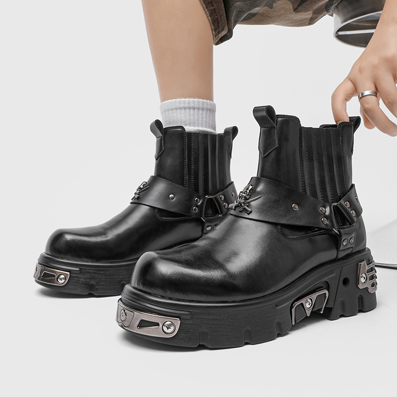รองเท้าบูทข้อเท้าผู้ชายสไตล์พั - Paris Men'S Fashion บทวิจารณ์และราคา