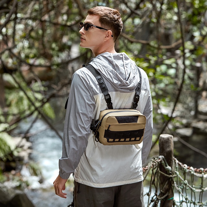 กระเป๋าคาดอกแบบยุทธวิธีใหม่ กร - Tactical Vest Men บทวิจารณ์และราคา