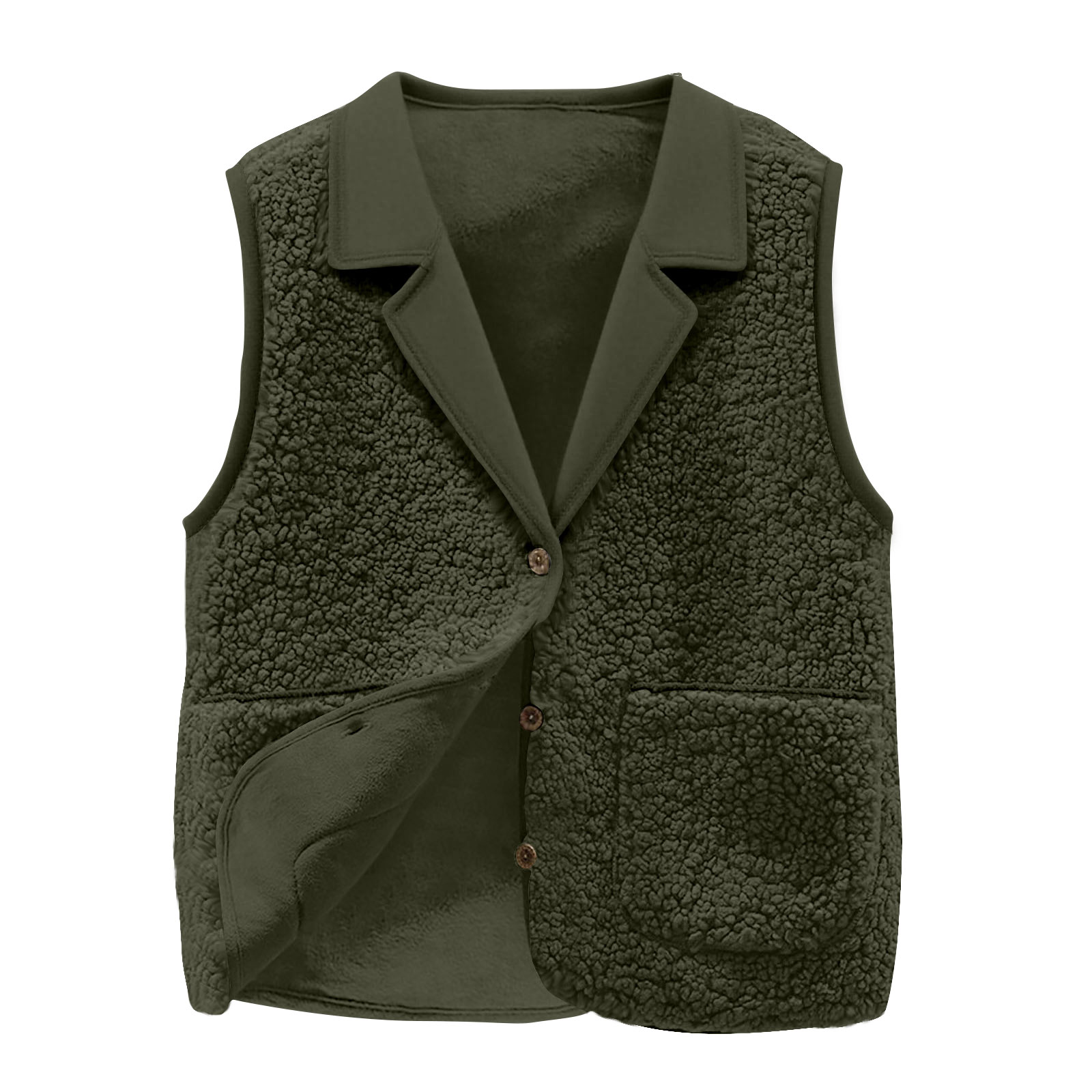 เสื้อกั๊กขนแกะเชอร์ปาสำหรับผู้ - Sherpa Jacket Fleece บทวิจารณ์และราคา