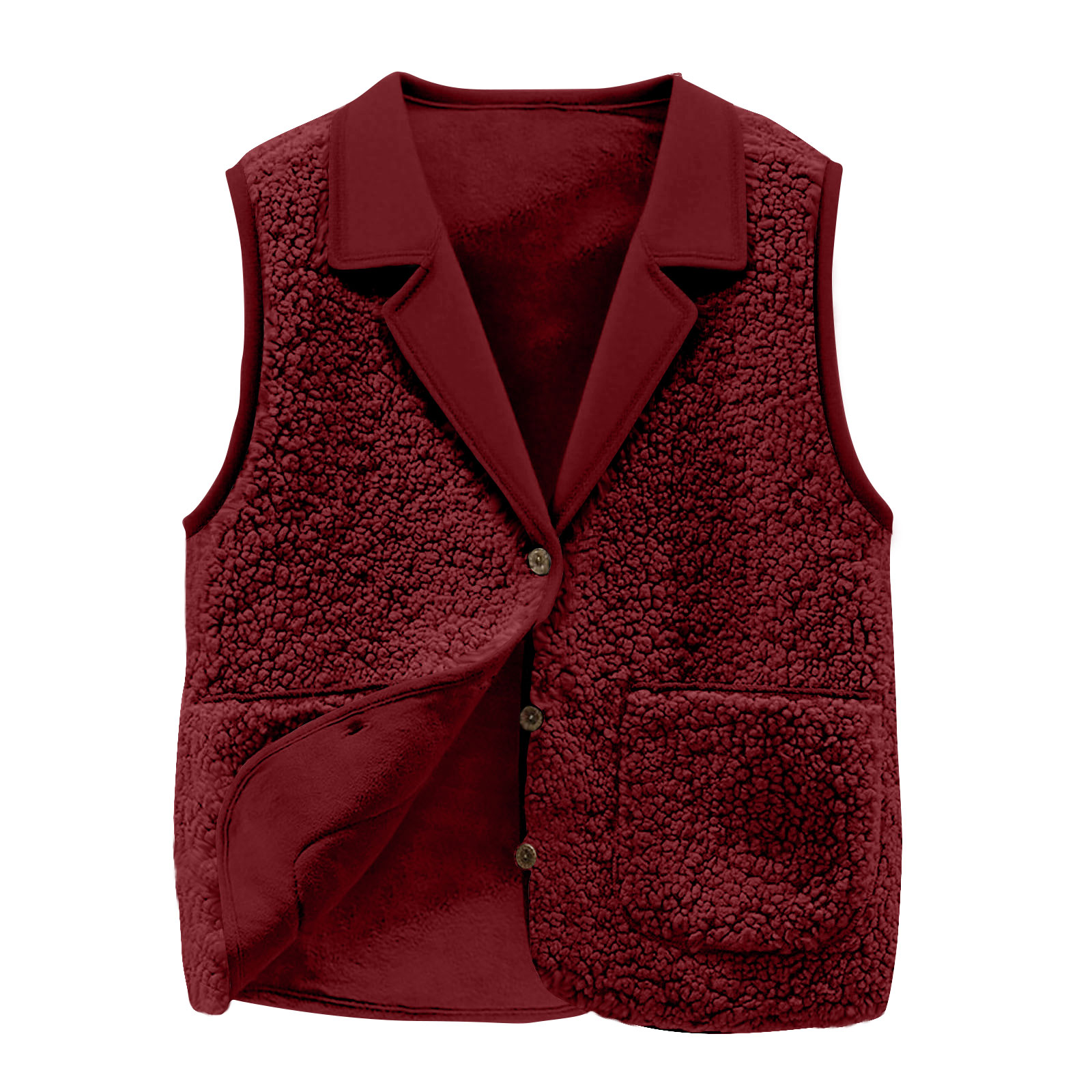 เสื้อกั๊กขนแกะเชอร์ปาสำหรับผู้ - Sherpa Jacket Fleece บทวิจารณ์และราคา