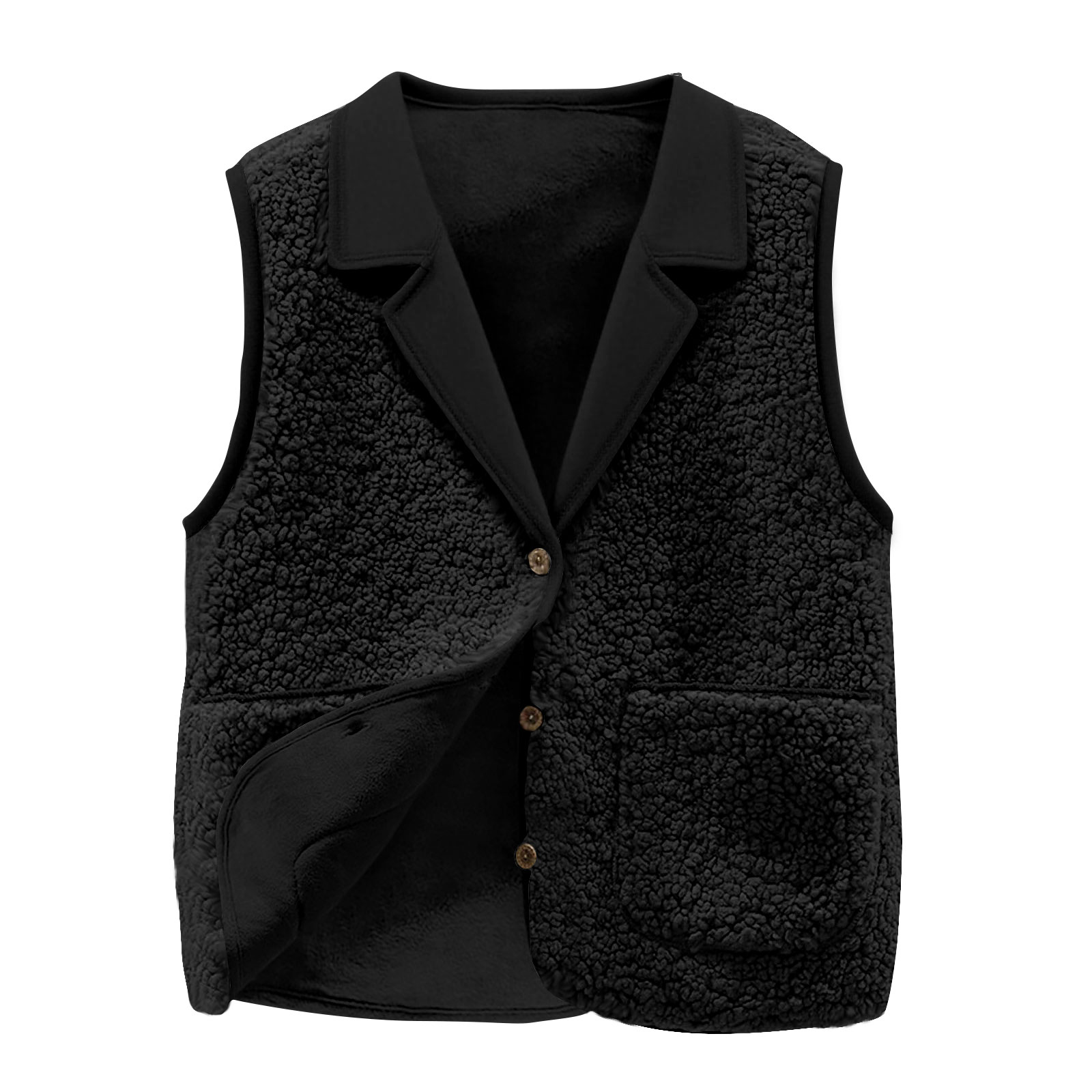 เสื้อกั๊กขนแกะเชอร์ปาสำหรับผู้ - Sherpa Jacket Fleece บทวิจารณ์และราคา