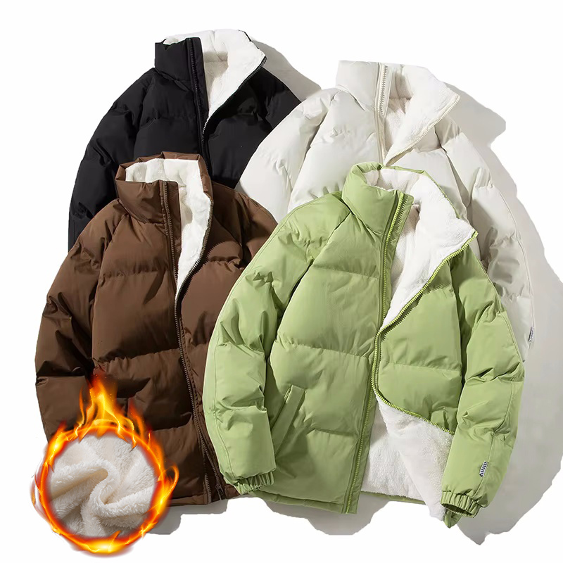 เสื้อแจ็คเก็ตคู่รักแบบหนา อุ่น - Sherpa Jacket Fleece บทวิจารณ์และราคา