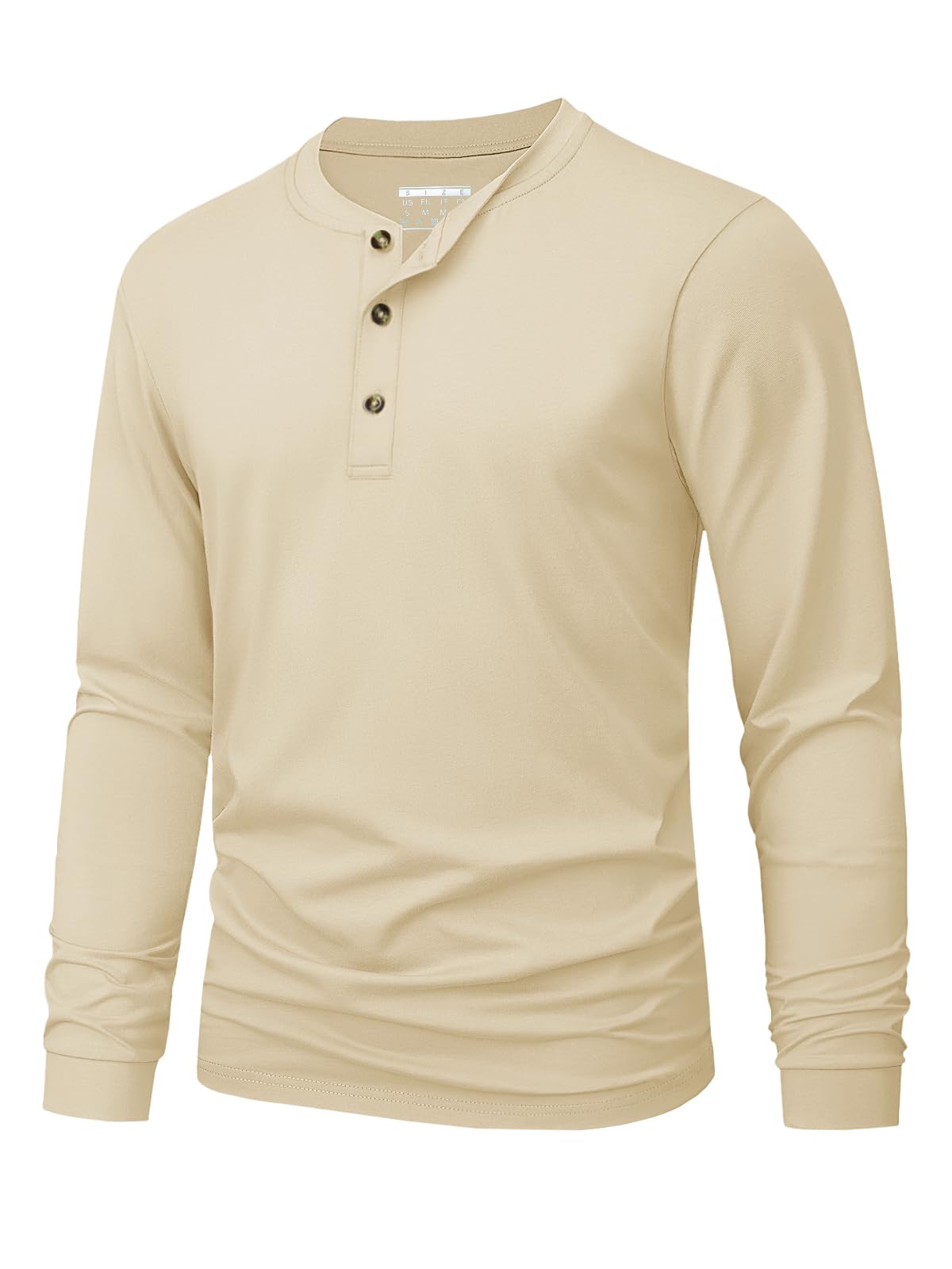 เสื้อยืดเฮนลีย์ผู้ชาย สีพื้นเร - Mens Fashion Casual บทวิจารณ์และราคา