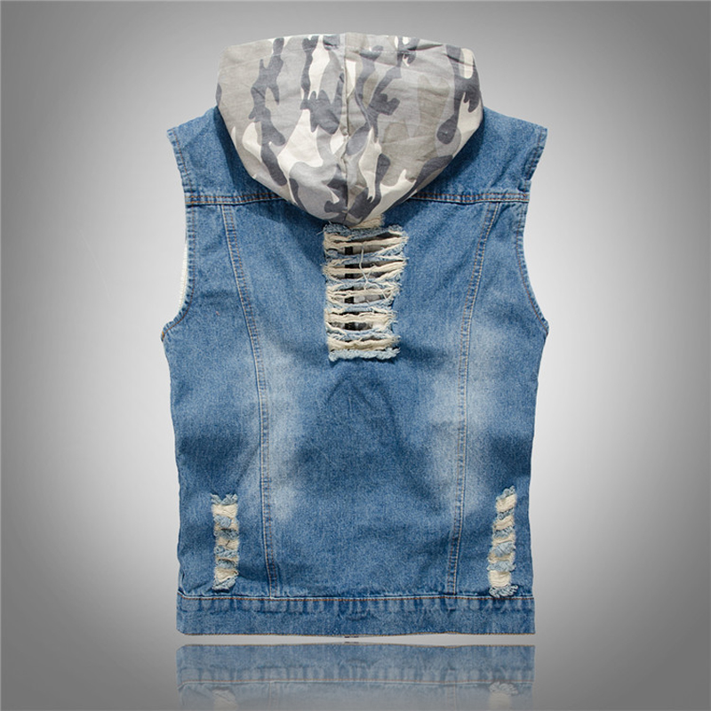เสื้อกั๊กยีนส์ลายพรางสำหรับผู้ - Men'S Fashion Vest With Jeans บทวิจารณ์และราคา